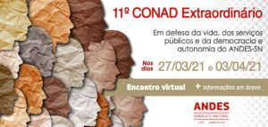ANDES disponibiliza Caderno de Textos para o 11° CONAD, que ocorre nos dias 27 de março e 3 de abril