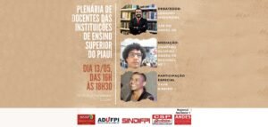 Plenária de Docentes das Instituições de Ensino Superior do Piauí