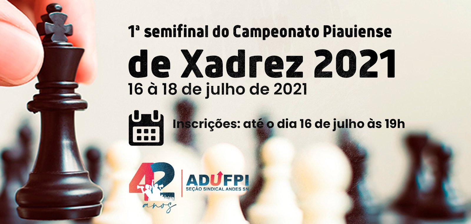 Inscrições com desconto para Campeonato de Xadrez vão até domingo