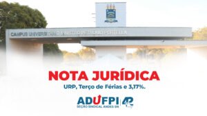 Nota Jurídica – URP, Terço de Férias e 3,17%.