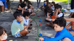 Colônia de férias da ADUFPI recebe mais de 100 crianças em suas duas semanas de atividades