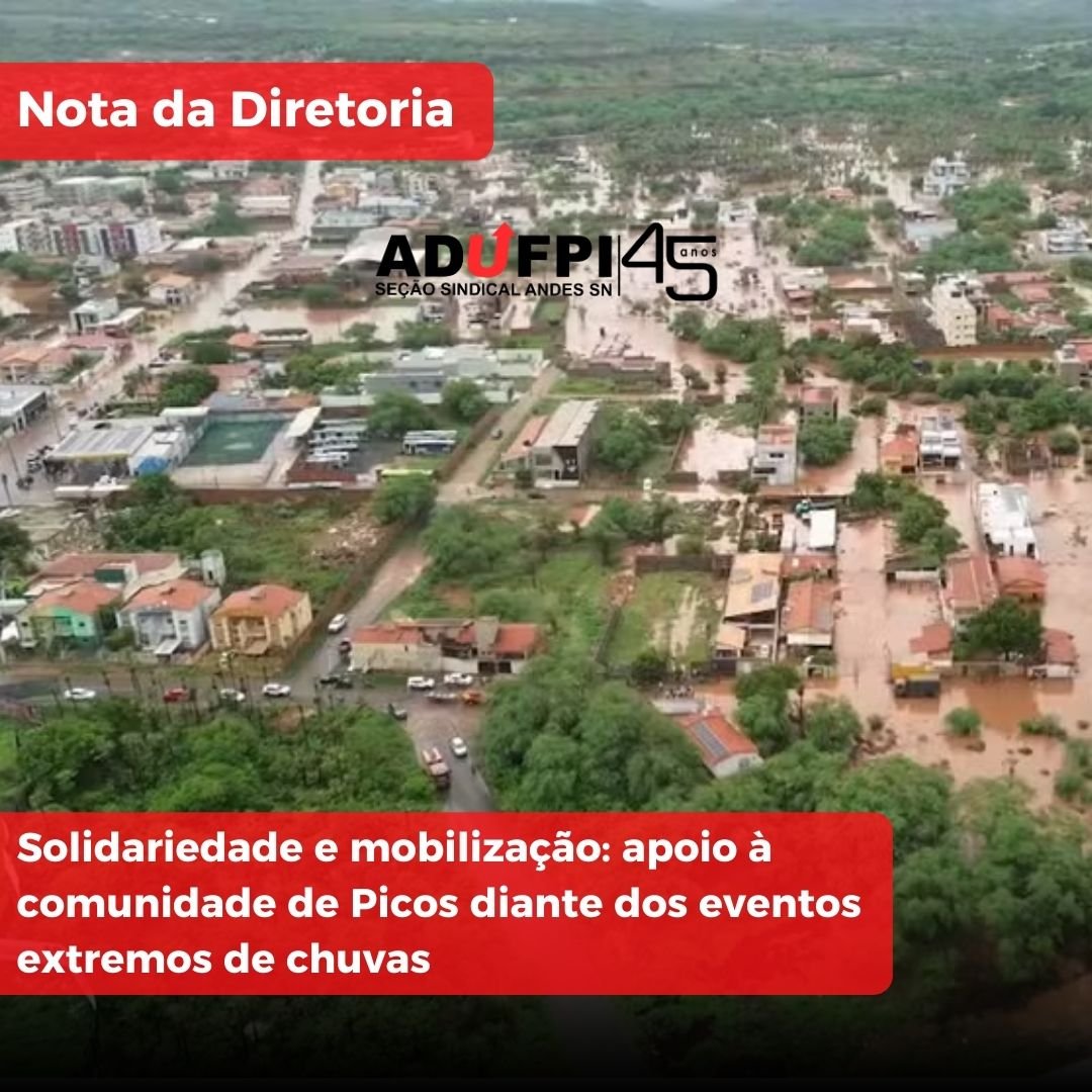 Solidariedade e mobilização: apoio à comunidade de Picos diante dos eventos extremos de chuvas