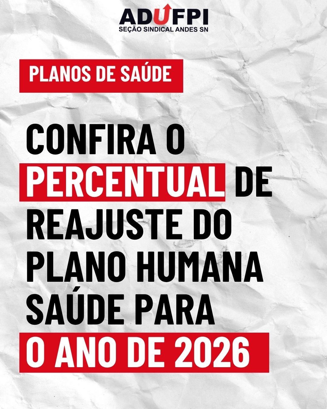 Confira o percentual de reajuste do  plano Humana Saúde para  o ano de 2026