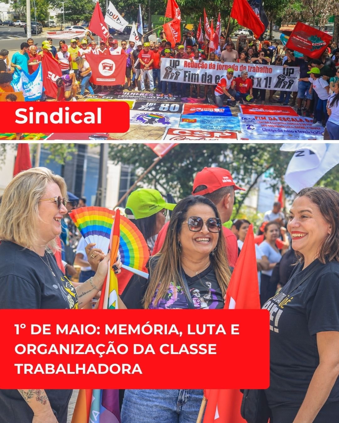 1º DE MAIO: MEMÓRIA, LUTA E ORGANIZAÇÃO DA CLASSE TRABALHADORA
