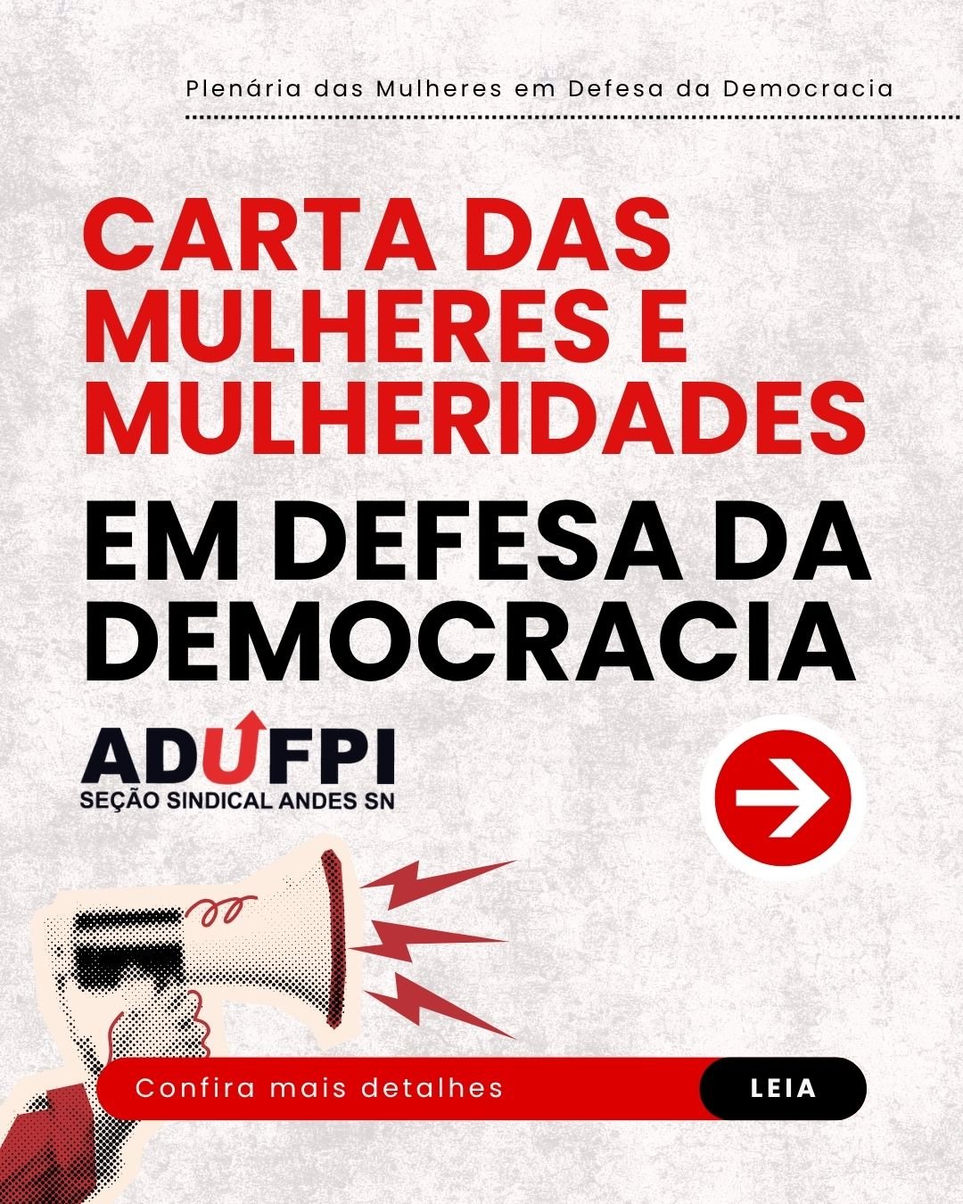 CARTA DAS MULHERES E MULHERIDADES EM DEFESA DA DEMOCRACIA