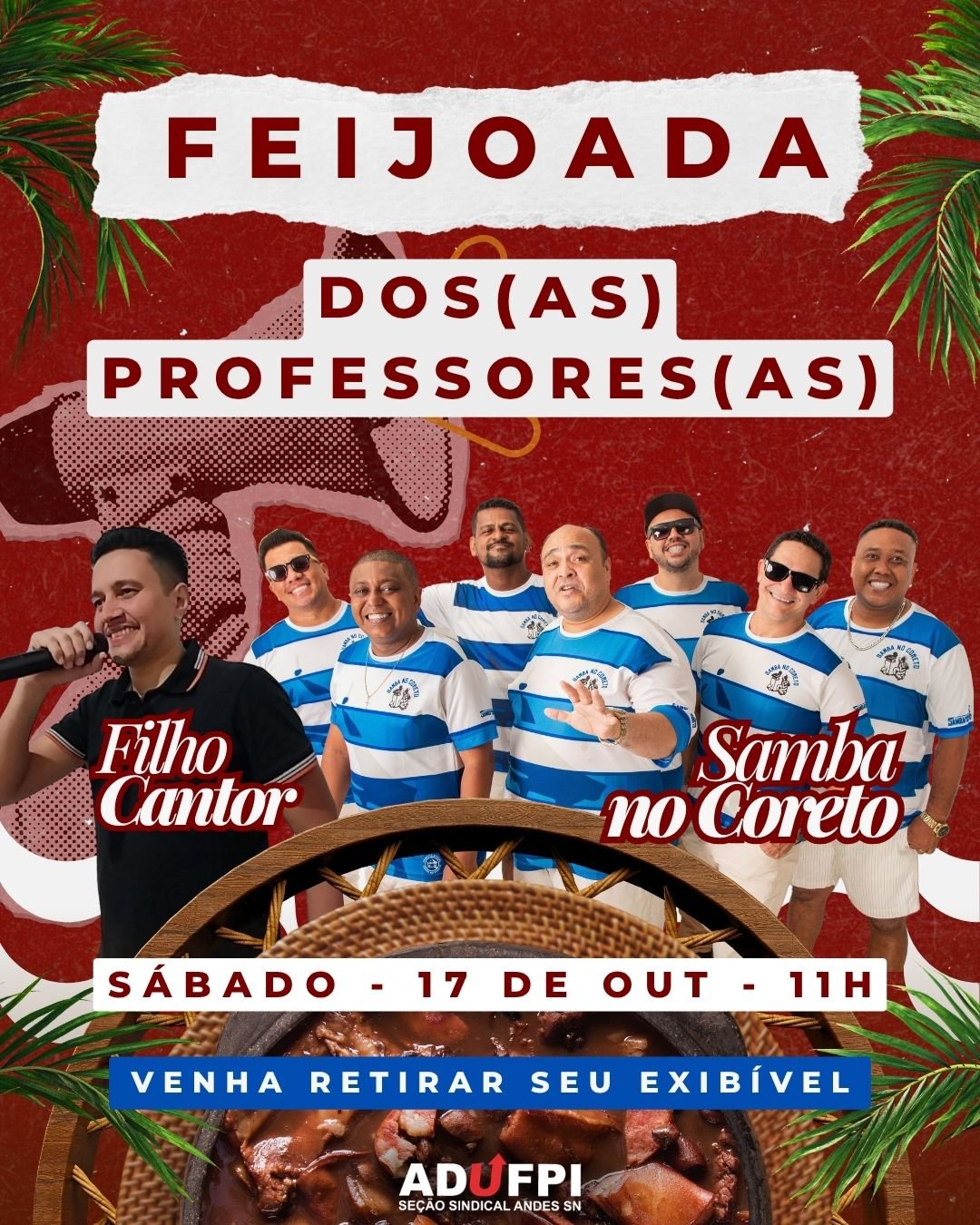 VEM AÍ A FEIJOADA DOS(AS) PROFESSORES(AS) 2026!