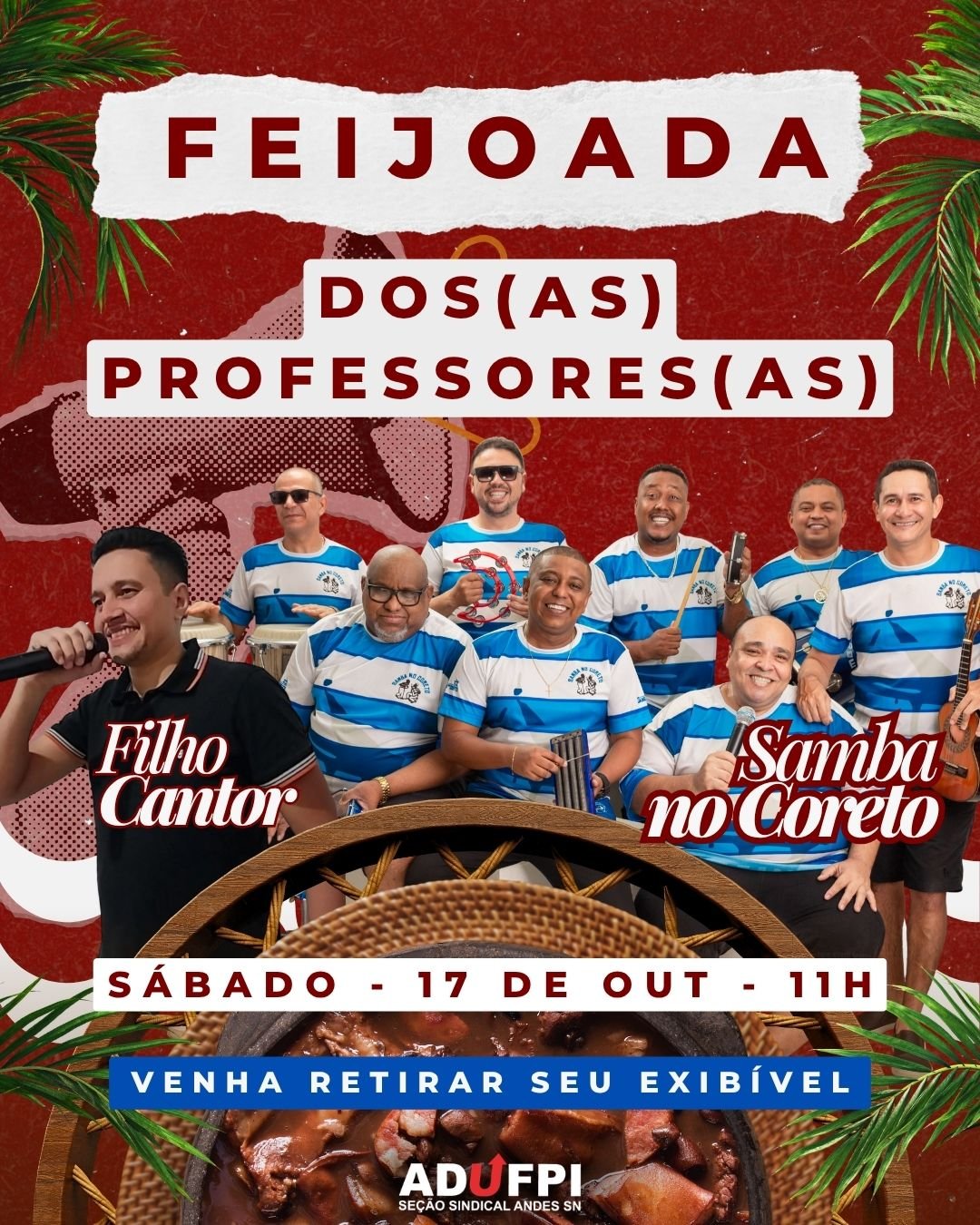 VEM AÍ A FEIJOADA DOS(AS) PROFESSORES(AS) 2026!