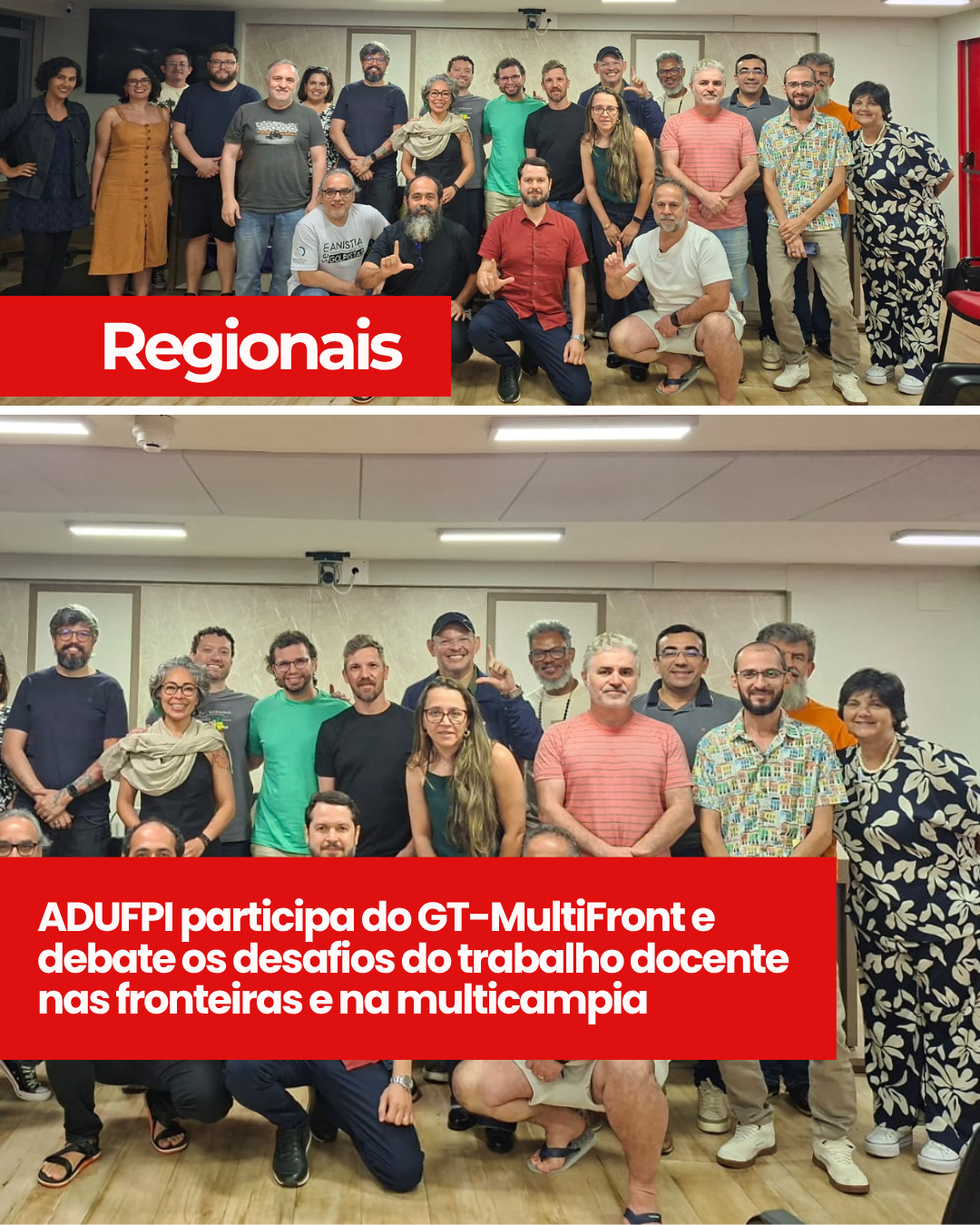 GT-MultiFront debate os desafios do trabalho docente nas fronteiras e na multicampia