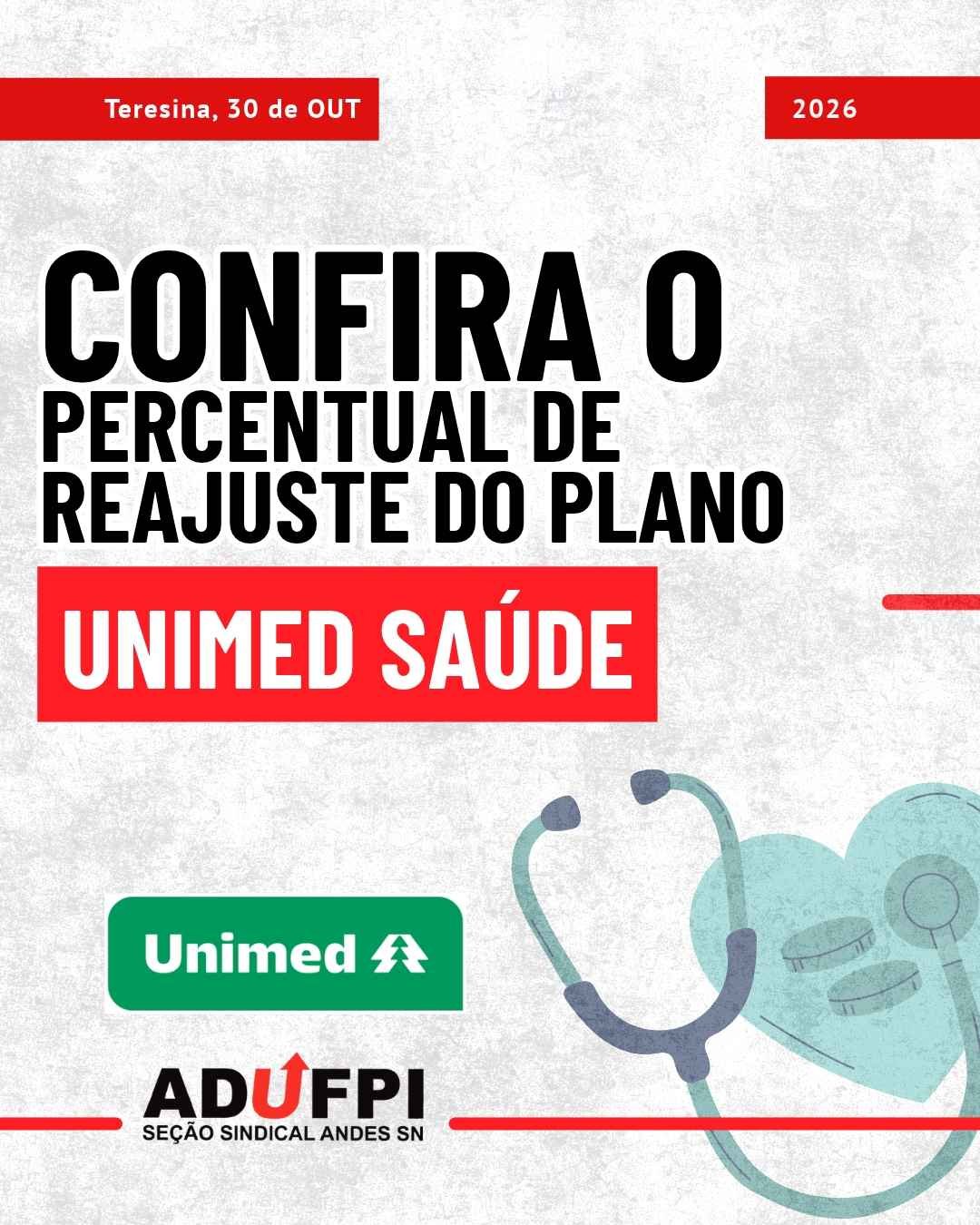 Confira o percentual de reajuste do Plano UNIMED Saúde